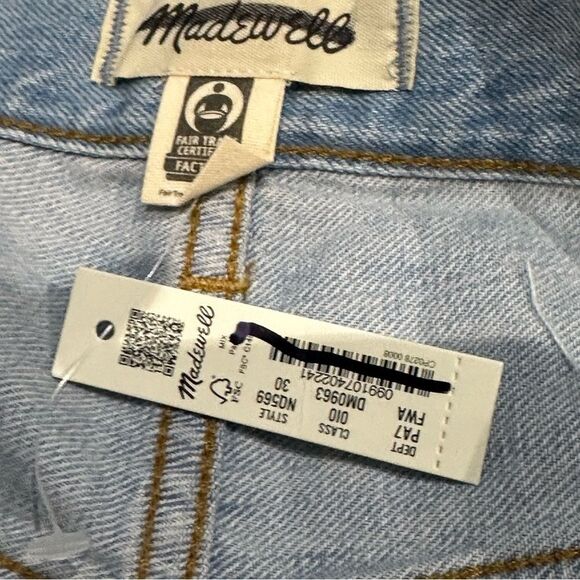 Madewell The Perfect Vintage Jean Fitzgerald Wash 30 New with Tags - Picture 14 of 16